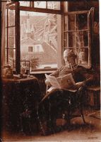 The newspaper reader or 'Henrietje' - s.d.